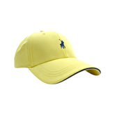 Polo 6 Panel Structured Peak Cap Yellow – Adjustable Baseball Cap